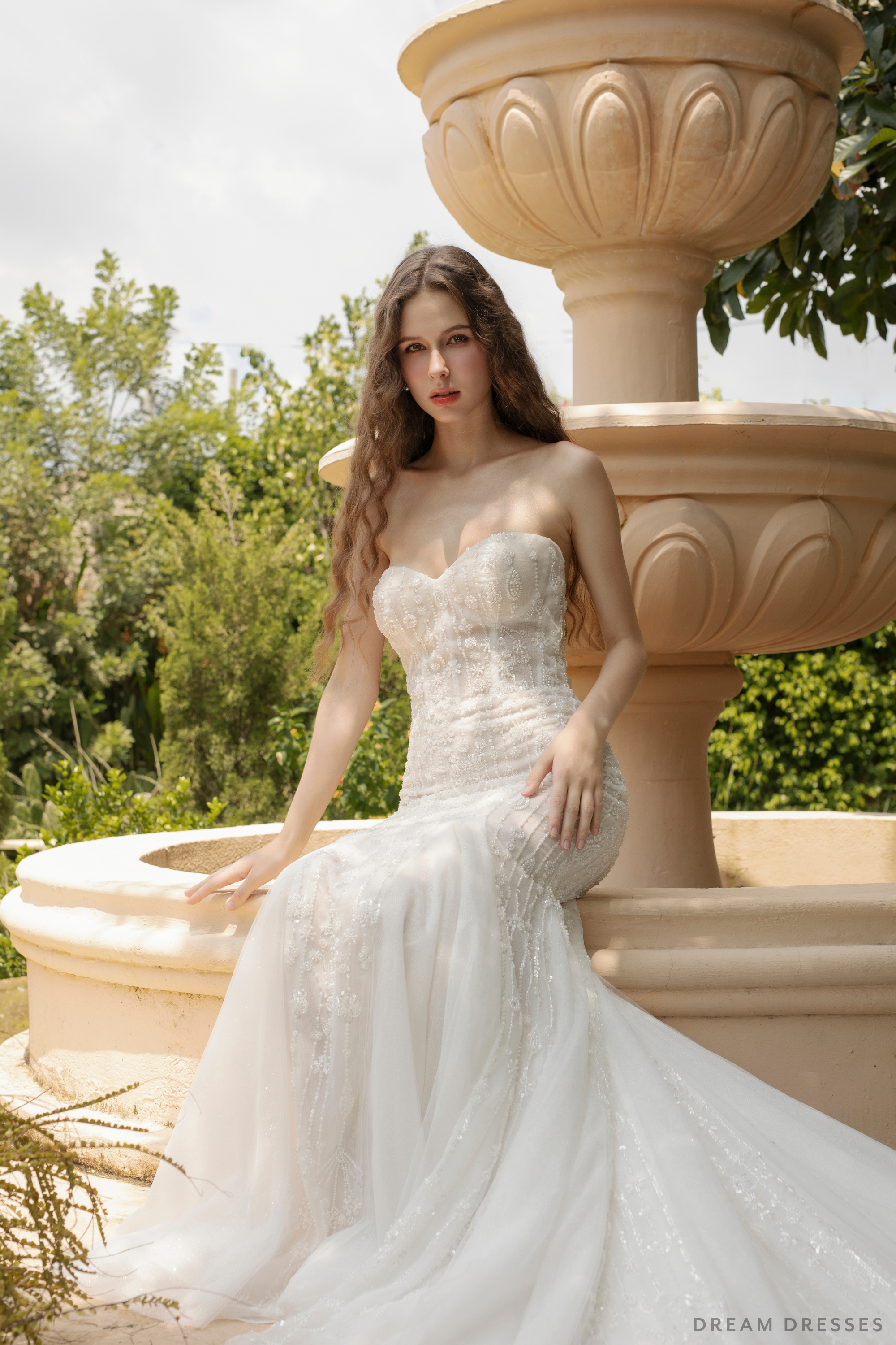 Fit and Flare Wedding Dress (#LIZA)