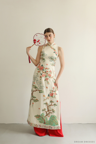 Cheongsam-Inspired Ao Dai | Vietnamese Bridal Dress (#KENZELL)