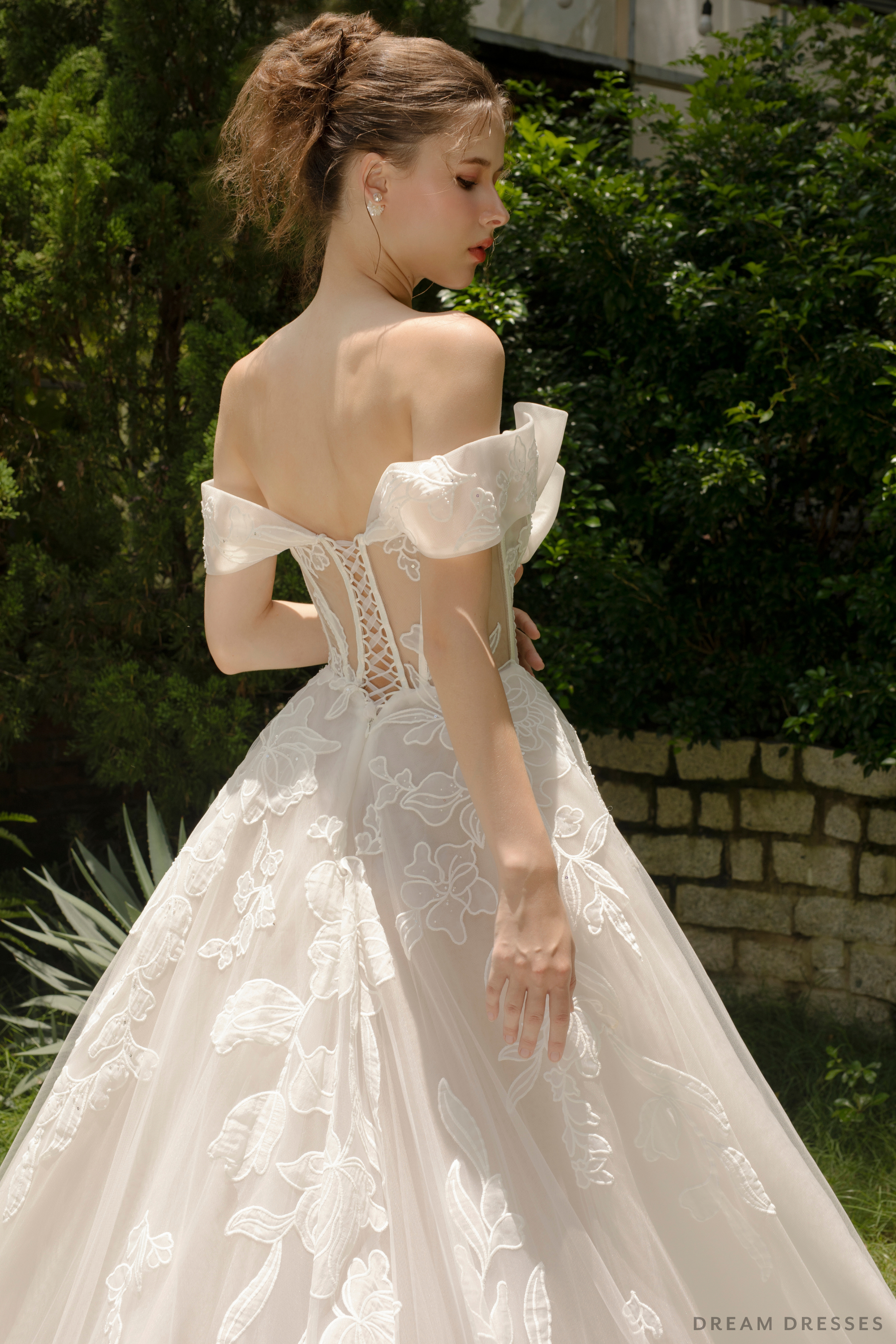 Princess Ball Gown Wedding Dress (#LESSIE)