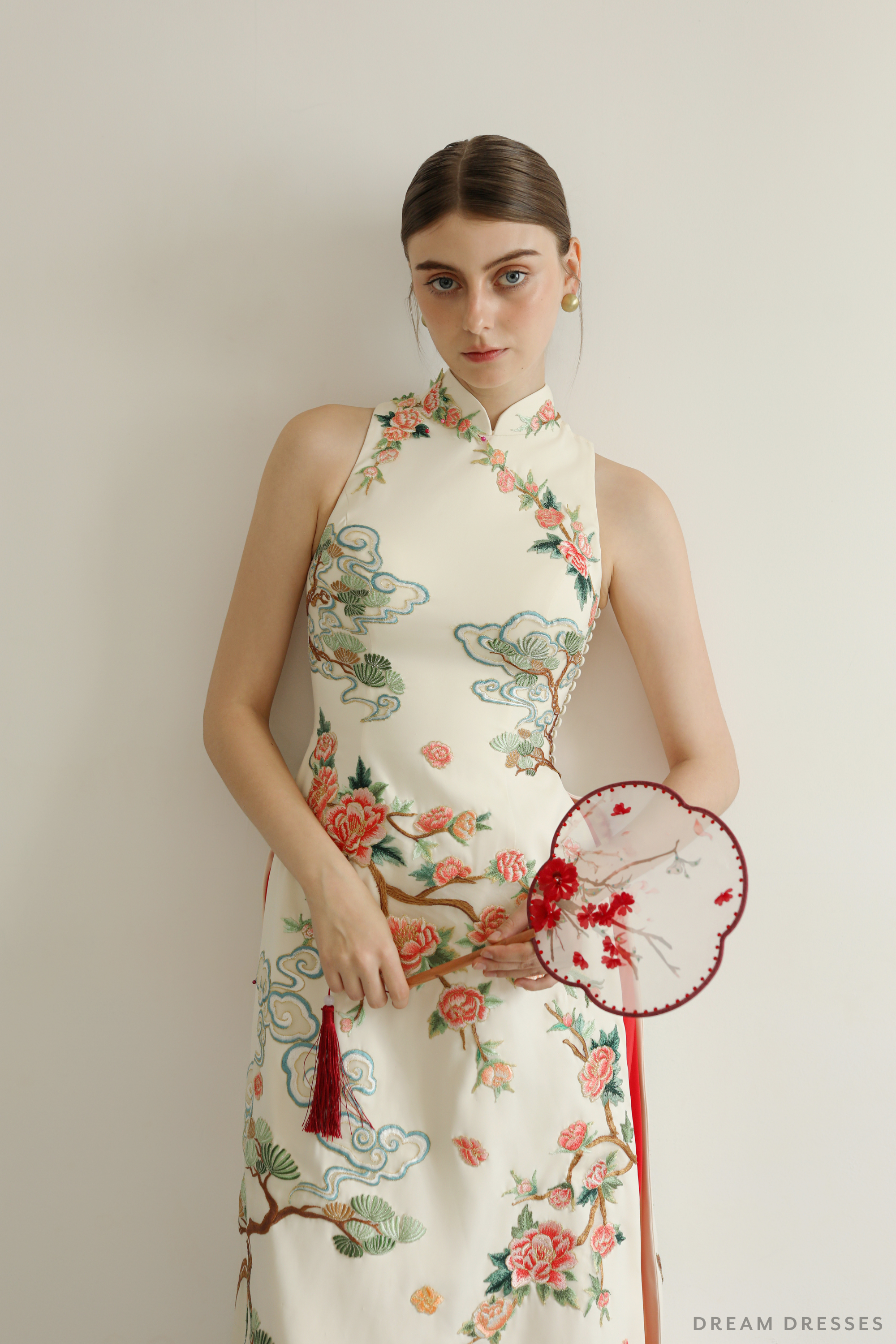 Cheongsam-Inspired Ao Dai | Vietnamese Bridal Dress (#KENZELL)