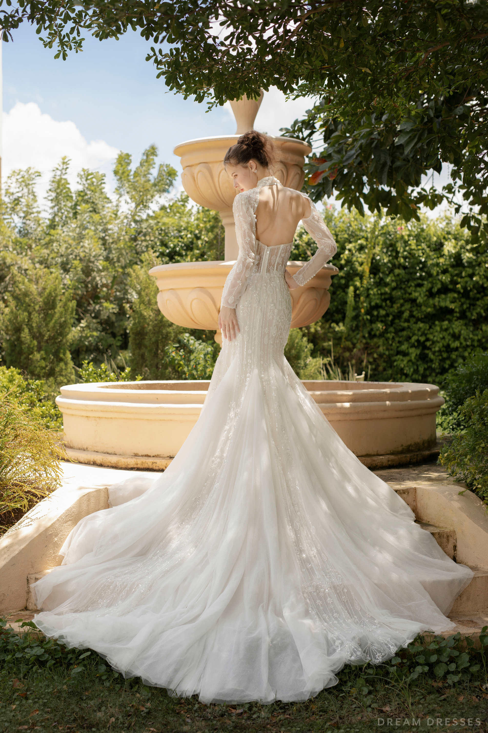 Fit and Flare Wedding Dress (#LIZA)