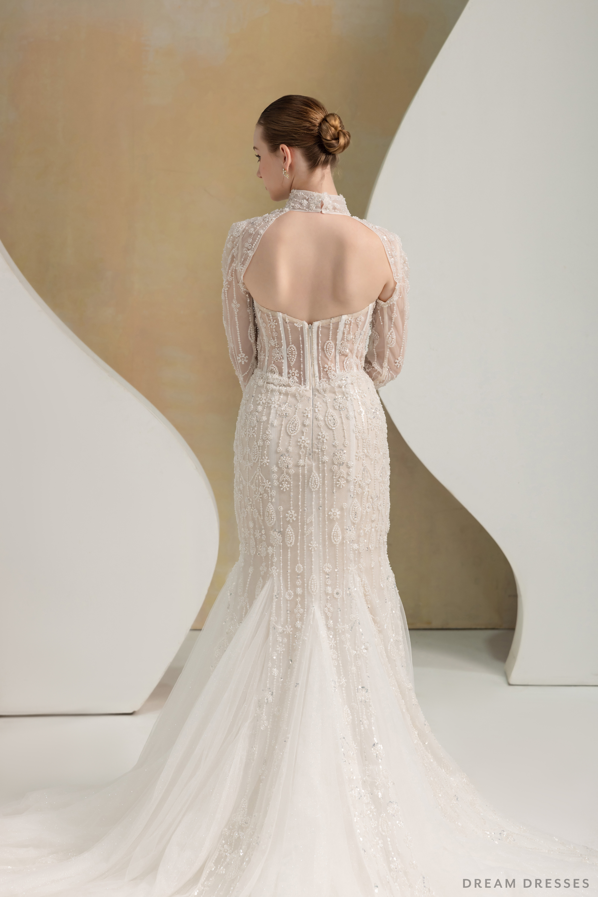 Fit and Flare Wedding Dress (#LIZA)