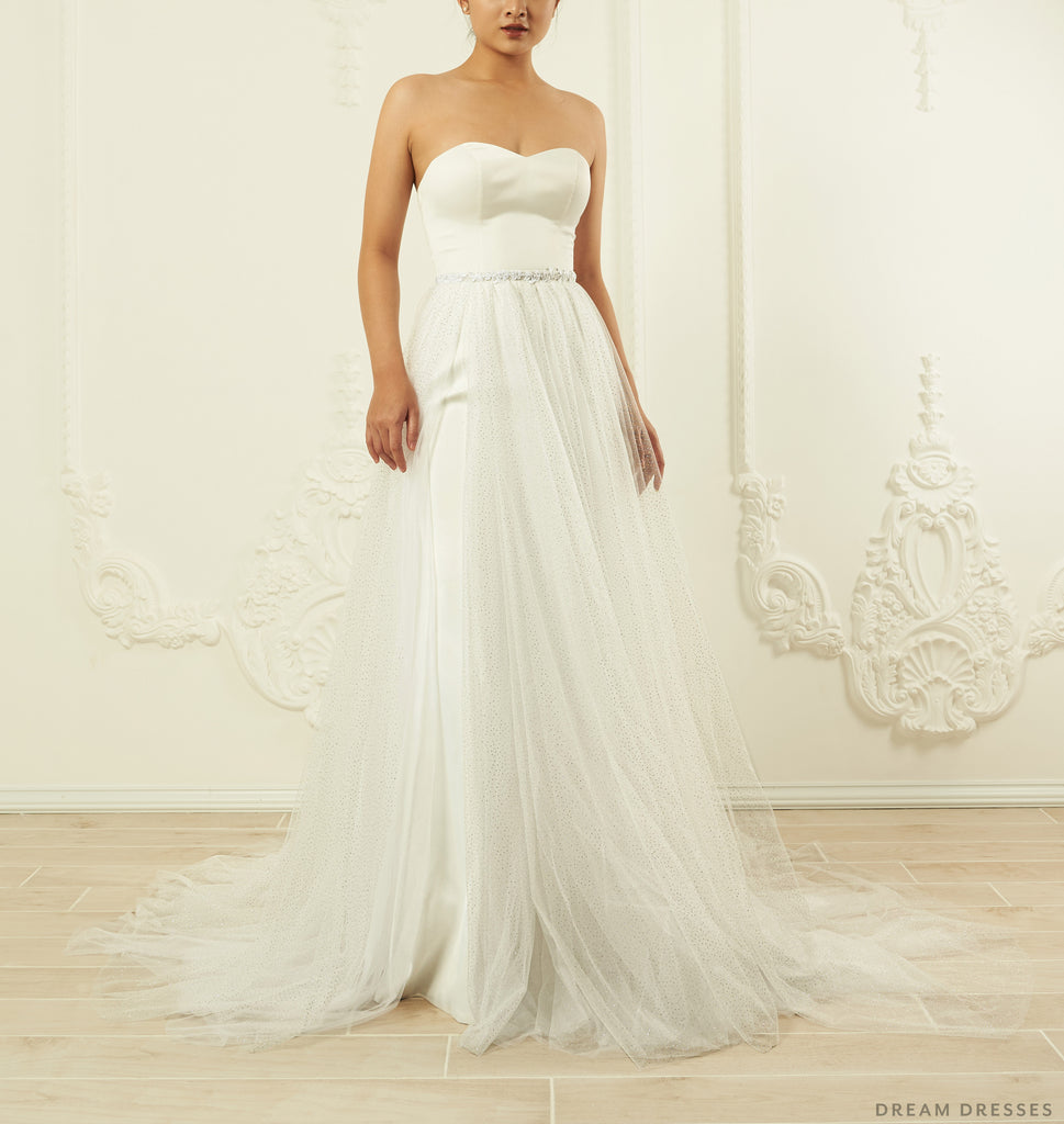 Strapless Lace Wedding Dress (#Nathalia)